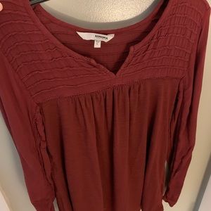 Long sleeve blouse